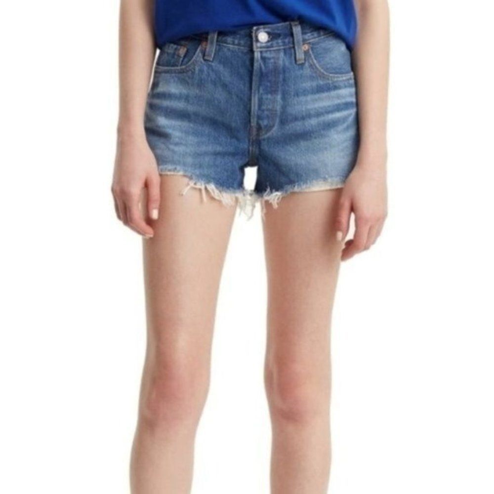 LEVI'S Button Fly Cut Off Shorts 